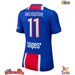 Paris Saint-Germain Maghnes Akliouche #11 Replica Home Stadium Shirt for Women 2026-27 Short Sleeve